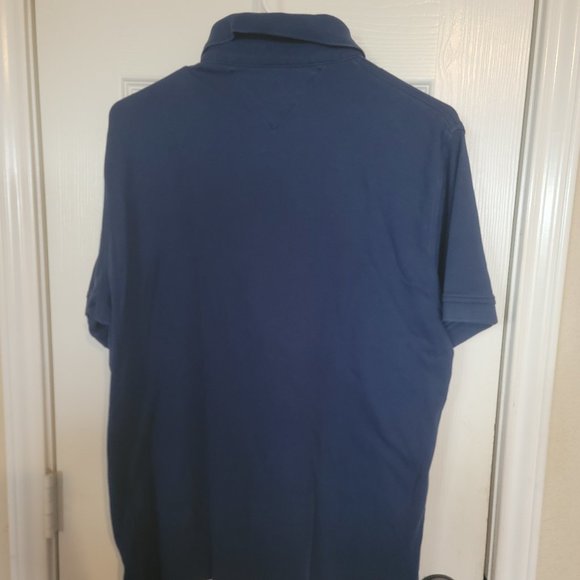 🌟Men's Tommy Hilfiger short sleeve polo, navy, M - Picture 5 of 5